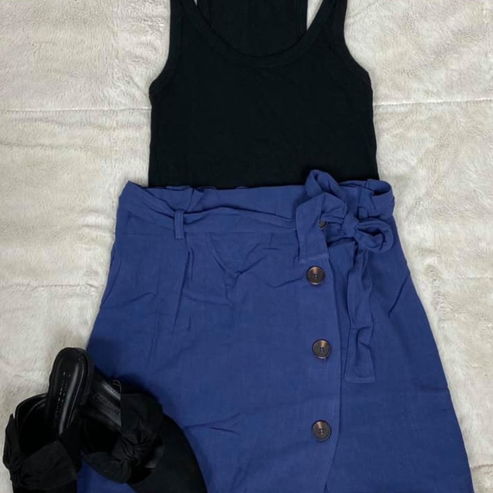 Denim Blue Skirt